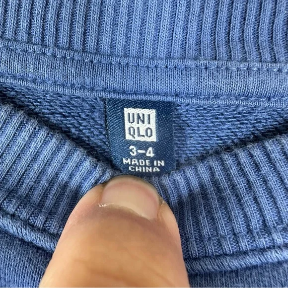 Uniqlo Kids “Burger Maker” Sweatshirt 3-4 EUC - Picture 5 of 8